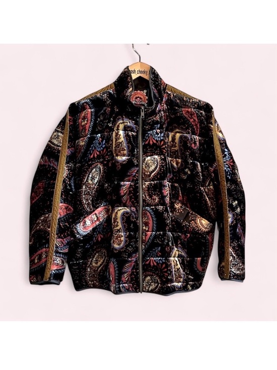 Johnny Was Dolman Quilted Velvet Jacket - Picture 11 of 16